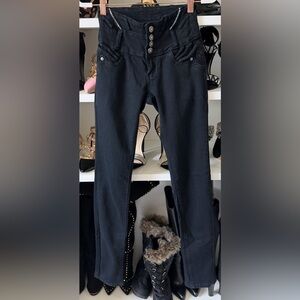Women's Black Jeans Tush Push size 1